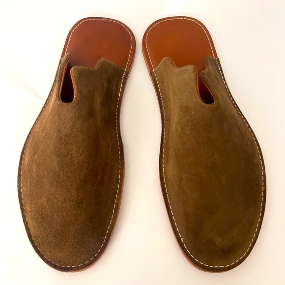 WP Standard Mr Grumpy slipper olive suede MXL